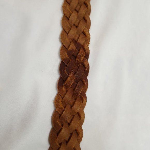 Vintage Lucky Brand Braided Weave Distressed Belt Size 26 - Picture 11 of 15